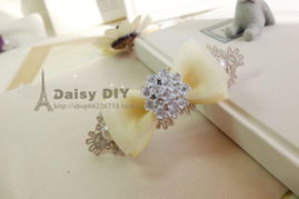 以花為名，以蝶為飾 探秘Daisy手工韓版甜美發飾品的清新魅力
